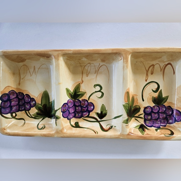 Barcelona Grape Divided Serving Plate - Picture 7 of 7